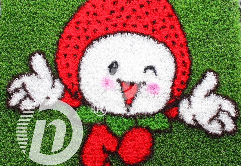 草莓卡通人造草坪